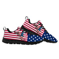 USA Flag America Red Blue White Art Sports Shoes Mens Womens Teenager Sneakers Casual Custom Quality Couple Shoes