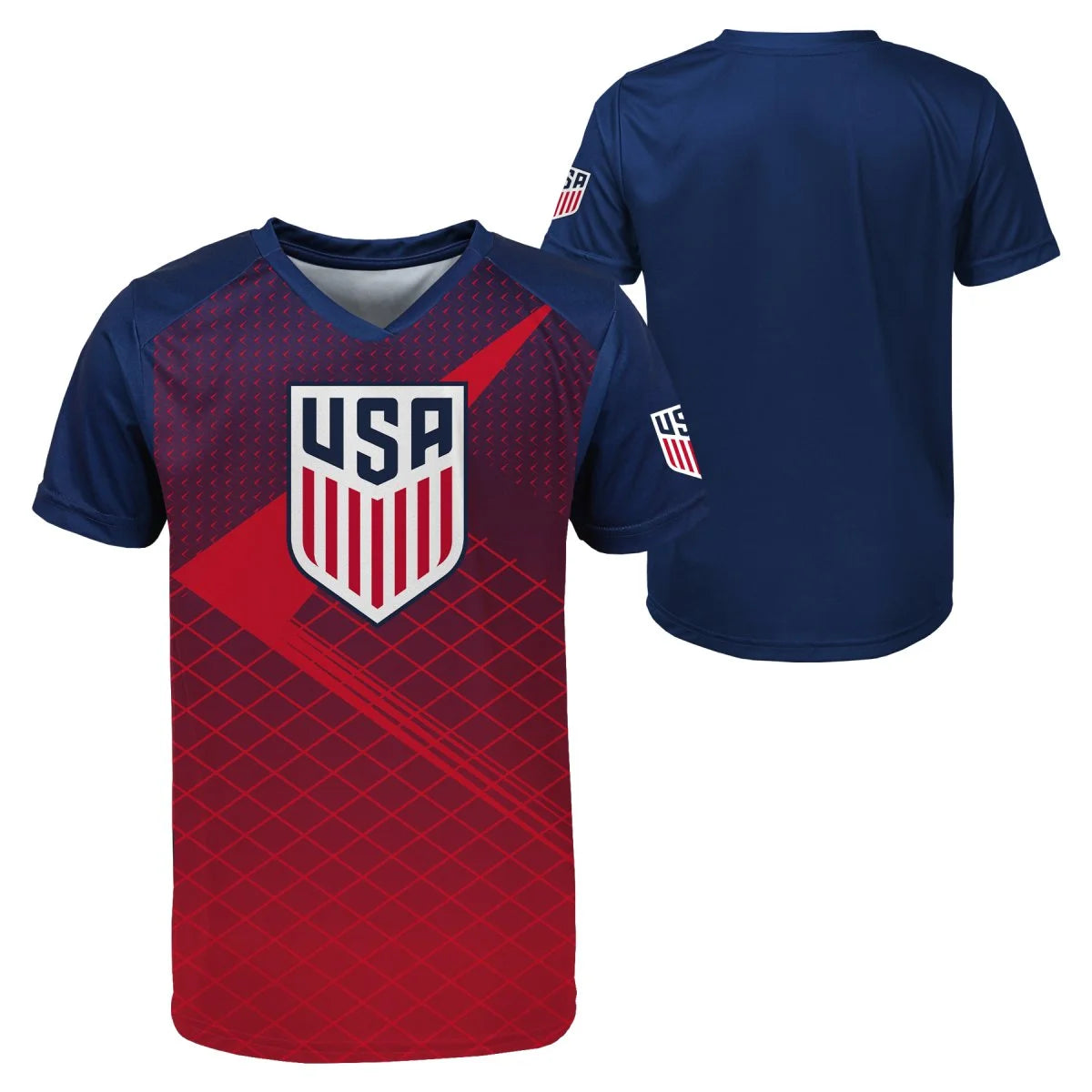United States Men'S National Team USMNT USA Youth Sublimated Soccer Jersey
